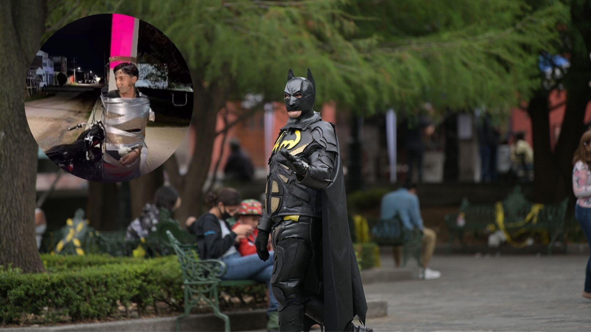 Cine este &bdquo;Batman&rdquo; din Mexic, justițiarul care &icirc;i leagă cu bandă adezivă pe presupușii hoți de biciclete. Cum a &icirc;nceput totul