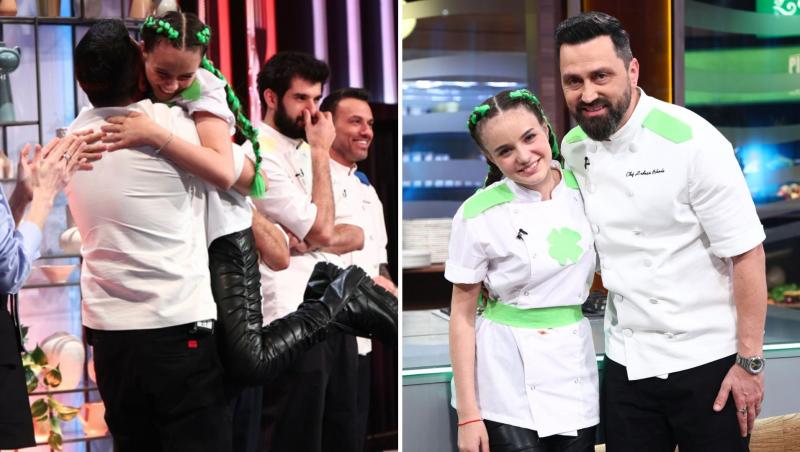 Revedere emoționantă între chef Orlando Zaharia și Daria Ion, „fetița cu cireșe” din echipa sa. Gestul care l-a emoționat pe jurat