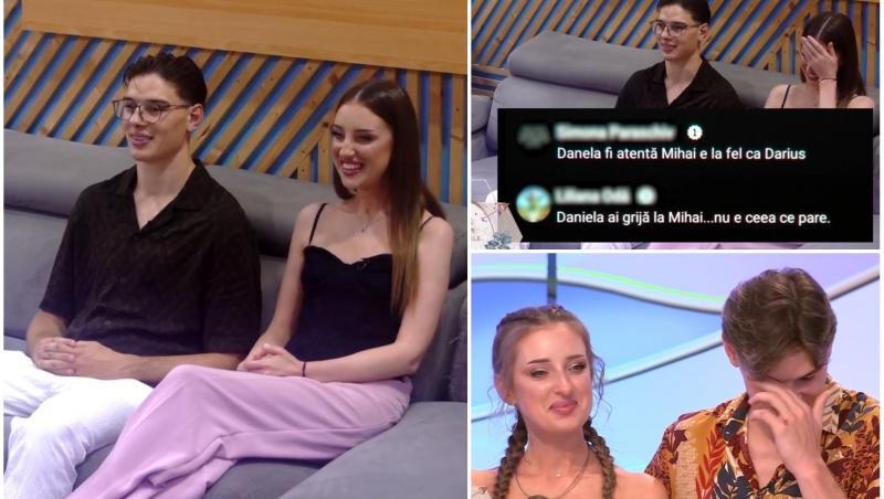 colaj foto cu mihai si daniela la Mireasa