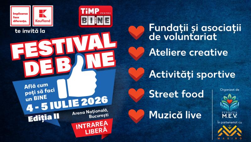 (P) Festival de Bine își deschide porțile la Arena Națională, pentru un weekend cu concerte și activități pentru toată familia