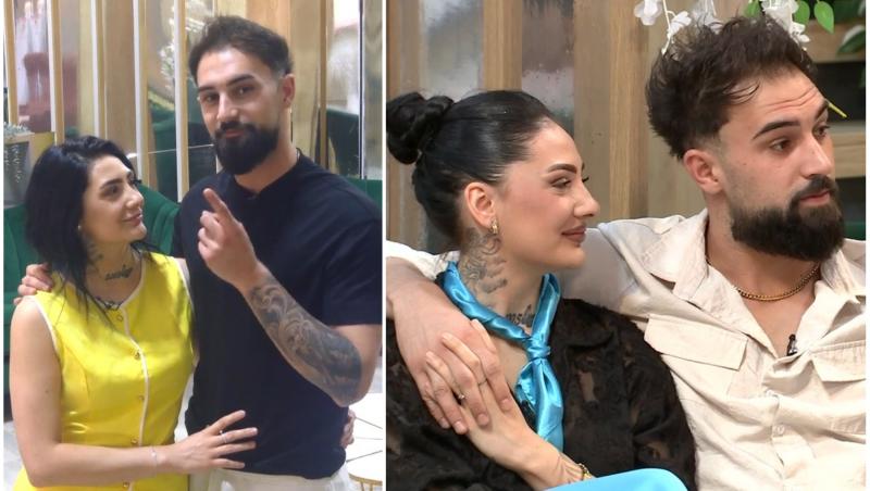 colaj foto cu giulia si alexandru si simona gherghe, la emisiunea mireasa sezonul 13