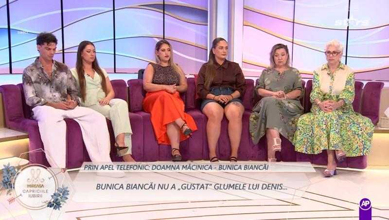 Mireasa, sezon 13. Bunica Biancăi, reacție dură în direct! Ce a transmis după ce a văzut imaginile cu Denis