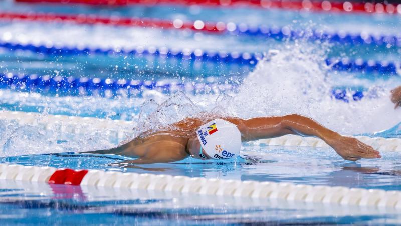 David Popovici, aur și nou record al competiției la proba de 100 m, la Campionatele Europene de Natație de la Paris
