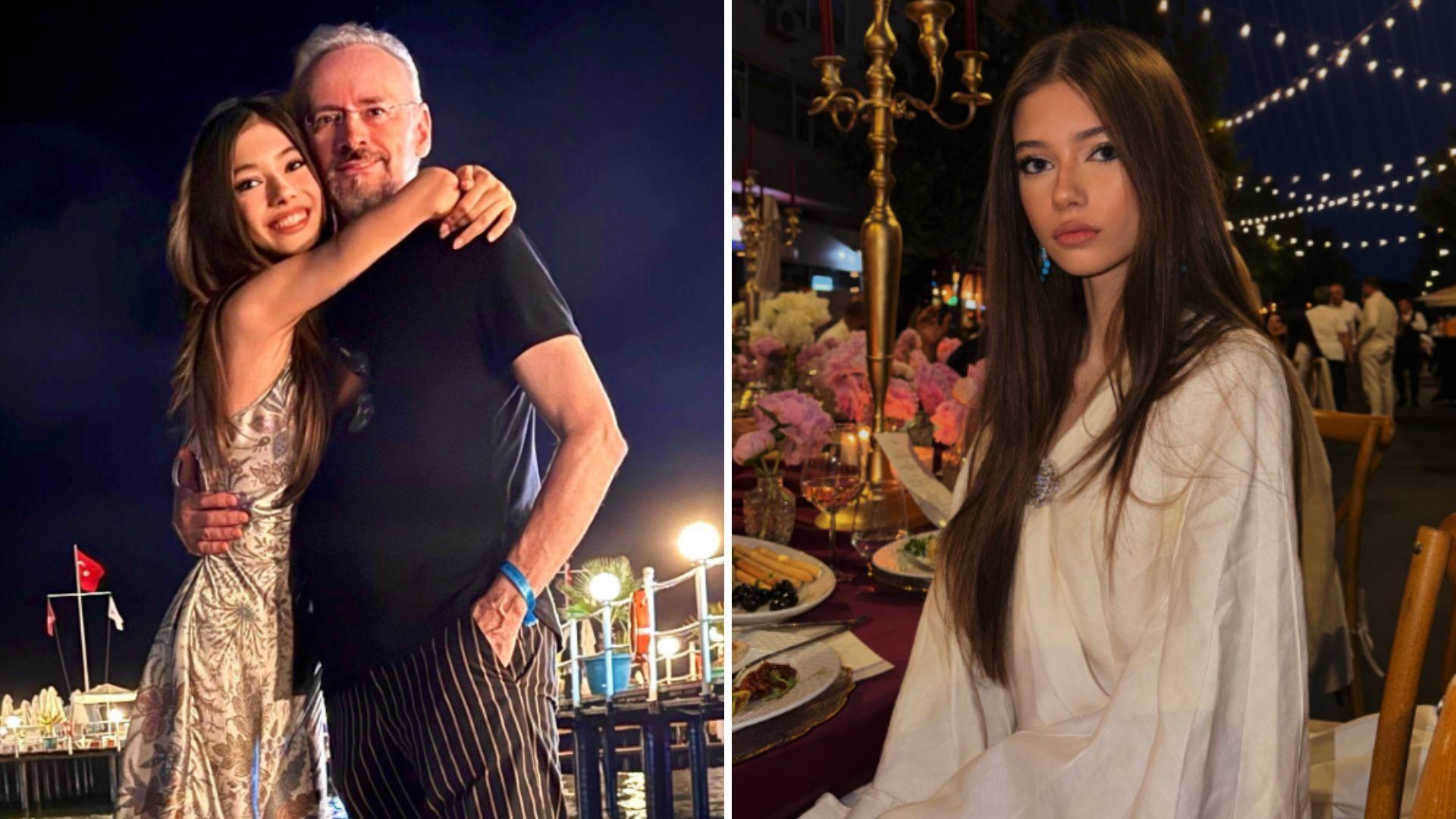 Cum a apărut Mikaela Albu la ziua de naștere a tatălui său. Fiica Iuliei Albu a atras toate privirile