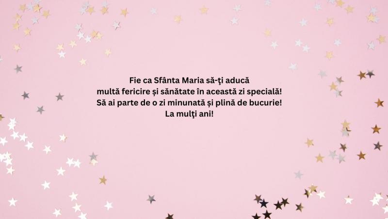 Mesaje, urări și felicitări de Sfânta Maria Mare 2026. Cele mai frumoase urări pentru cei care își serbează ziua numelui