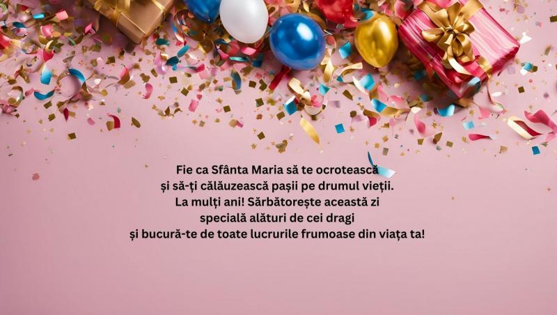 Mesaje, urări și felicitări de Sfânta Maria Mare 2026. Cele mai frumoase urări pentru cei care își serbează ziua numelui