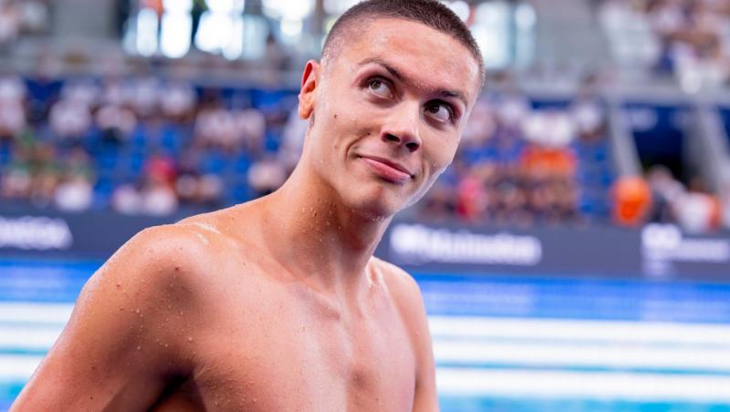 David Popovici, aur la 200 m liber la Campionatele Europene de la Paris. Sportivul român a marcat un moment istoric în natație