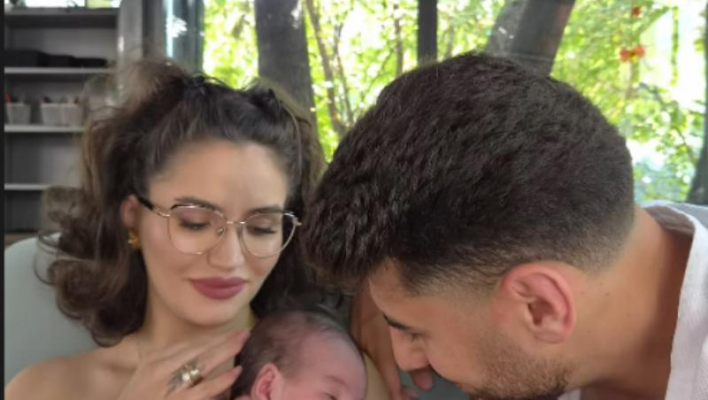 Liliana și Teo din sezonul 11 Mireasa, imagini adorabile cu chipul fetiței lor. Cum arată Sarah Ștefania