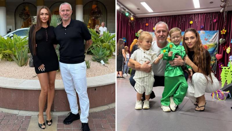 Laurențiu Reghecampf și Corina Caciuc, tablou de familie! Fotografia rară alături de băieții lor. Cât de mult au crescut