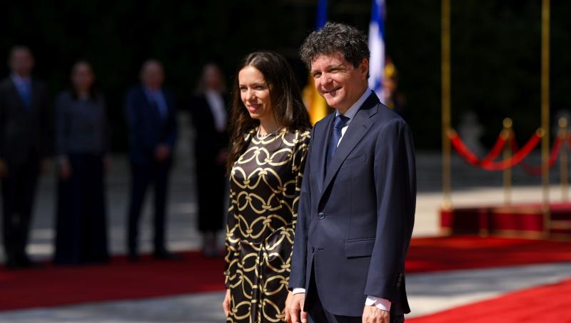 Mirabela Grădinaru, vizită la Kiev fără Nicușor Dan. Cum s-a îmbrăcat la întâlnirea cu Olena Zelenska, Prima Doamnă a Ucrainei