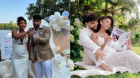 Patrice Cărăușan de la Survivor a dezvăluit sexul bebelușului. Surprizele s-au ținut lanț la petrecerea de gender reveal