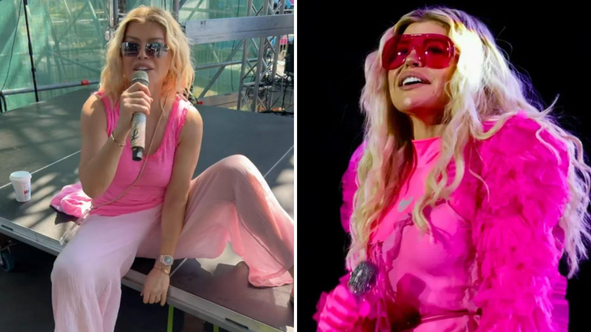 Loredana, copleșită de emoții pe scena din Bacău! Ce cadou a primit de la Cătălin Botezatu, care a numit-o „Madonna a Europei”