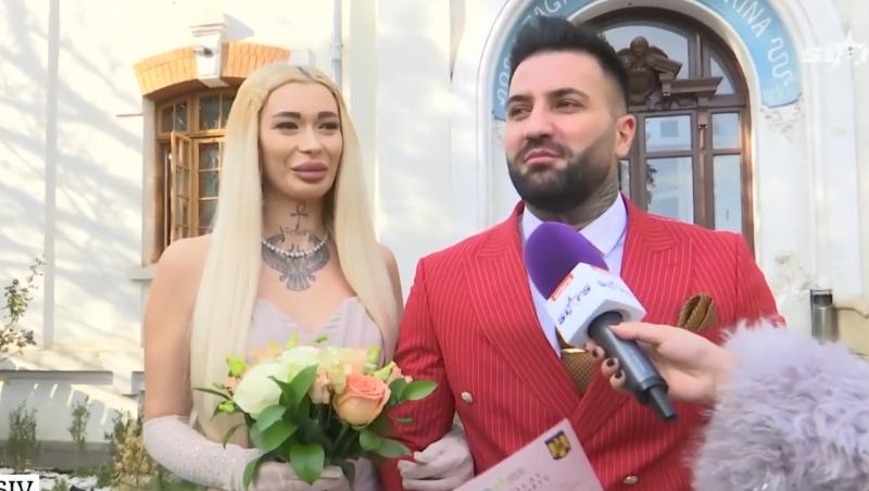Cum au arătat Marcel și Armina de la Insula Iubirii la cununia civilă. Ea era blondă când i-a spus DA partenerului ei