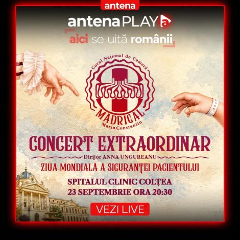 MADRIGAL PENTRU SPITALE continuă la Colțea: un concert care se difuzează live &icirc;n AntenaPLAY