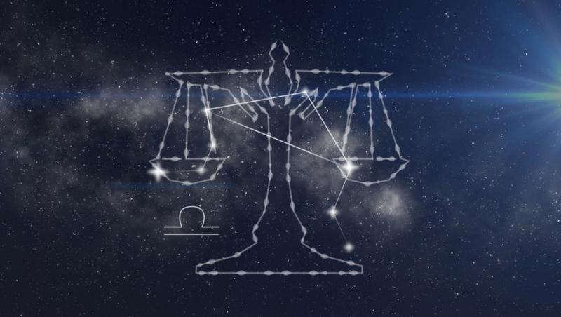 imegine cu o constelatie a balantei, simbol din horoscop