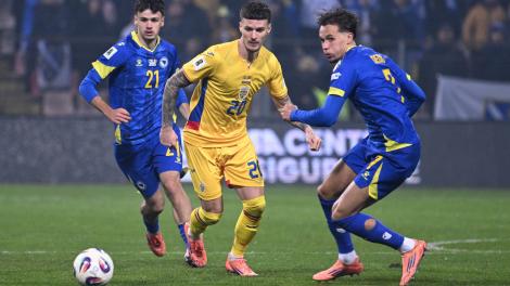 Tricolorii, fără fani pe Arena Națională! Rom&acirc;nia vs. Bosnia, liveVIDEO pe Antena 1 și APLAY, luni, 21:45!