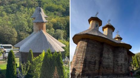Biserica din lemn care rezistă de peste 200 de ani fără niciun cui metalic. Cum arată lăcașul fascinant de la Mănăstirea P&acirc;rvești