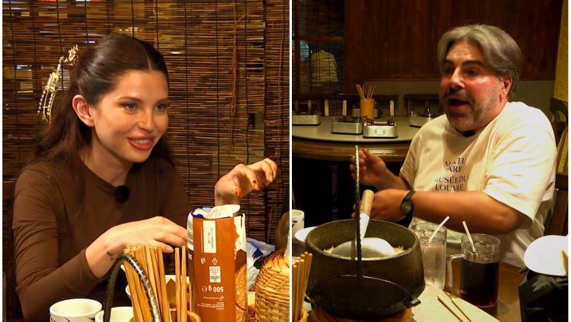 colaj foto cu valerie lungu si maurice munteanu la asia express
