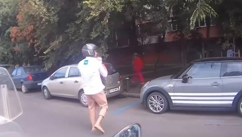 Un copil a fost găsit de un scuterist pe prima bandă a unui bulevard circulat din București
