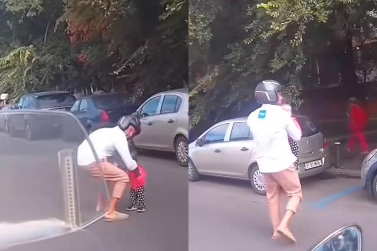 Un copil a fost găsit de un scuterist pe prima bandă a unui bulevard circulat din București
