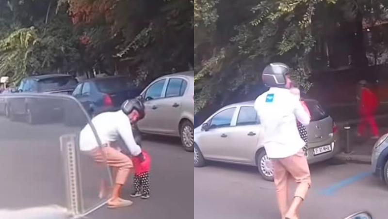 Un copil a fost găsit de un scuterist pe prima bandă a unui bulevard circulat din București