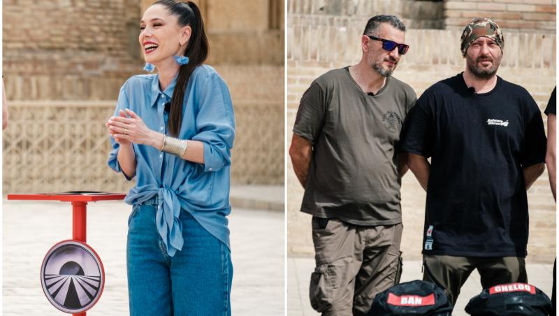 colaj foto cu irina fodor si cheloo la asia express sezonul 9