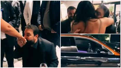 Florin Salam, în genunchi în fața soției după ce Roxana i-a oferit cadou o mașină de lux! Cum arată noul bolid al manelistului