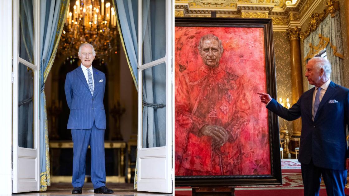 Imagini cu primul portret oficial al Regelui Charles al III-lea de când a fost încoronat. Semnificația ascunsă a tabloului|EpicNews