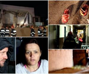 Filmul exploziei care a devastat, azi noapte, un bloc din Craiova: Țipete de groază și oameni sub dărâmături care imploră să fie salvați