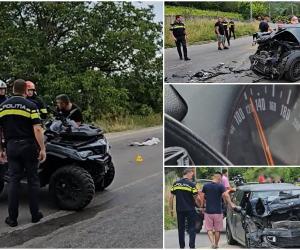 Voluntar polonez care a luptat în Polonia, spulberat pe un drum din România. A fost aruncat câţiva metri în aer, după ce o maşină i-a izbit ATV-ul pe contrasens