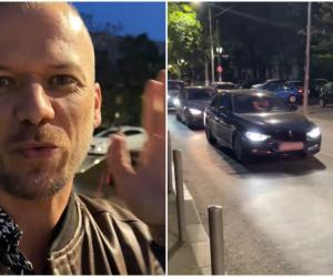 Reacţia unui turist italian după ce a văzut maşinile oprite la un semafor din Bucureşti. "Sunt mai multe BMW-uri decât în Germania, unde le produc"