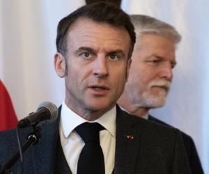 Macron insistă că se pot trimite trupe în Ucraina "dacă ar exista o cerere" din partea Kievului