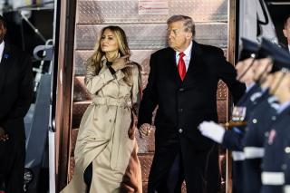 Imaginile cu Trump și Melania au făcut înconjurul planetei. Eveniment fără precedent pentru un lider străin