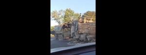 VIDEO. Ce s-a văzut în camioanele militare ruseşti, înșirate de-a lungul unei autostrăzi