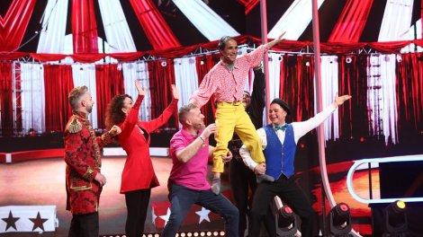 La apariția lui Gică Gavrilă, jurații și prezentatorii au râs cu lacrimi. Circo Bellucci vrea să-l angajeze și îi testează abilitățile | Video