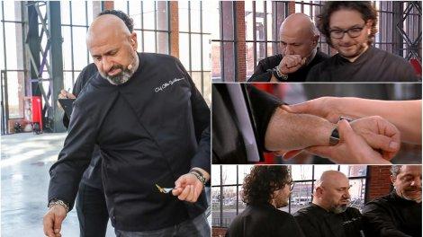 Lui chef Cătălin Scărlătescu i s-a făcut rău la jurizare! De ce a fost nevoit să oprească degustarea: „Pauză!”. Două concurente i-au sărit în ajutor