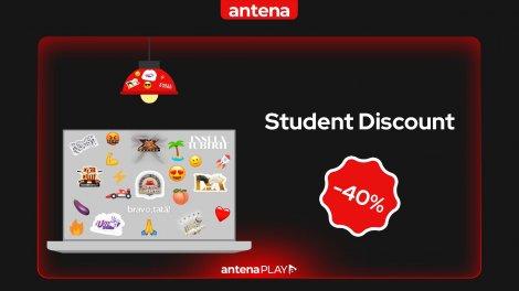 AntenaPLAY lansează abonamentul Student Discount