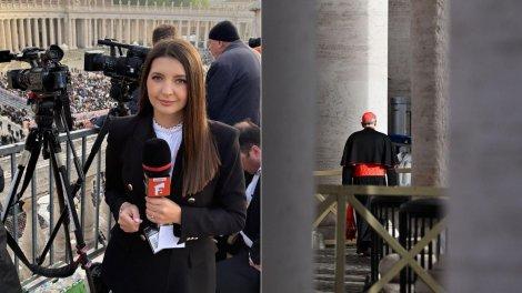 Votul pentru Papa - Observator Antena 1, transmisiuni în direct de la Vatican. Mădălina Iacob, trimis special