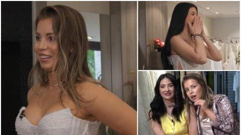Mireasa, sezon 13. Concurentele și-au ales rochiile de mireasă! Au curs lacrimi de emoție. Ce ținute au ales pentru căsătorie