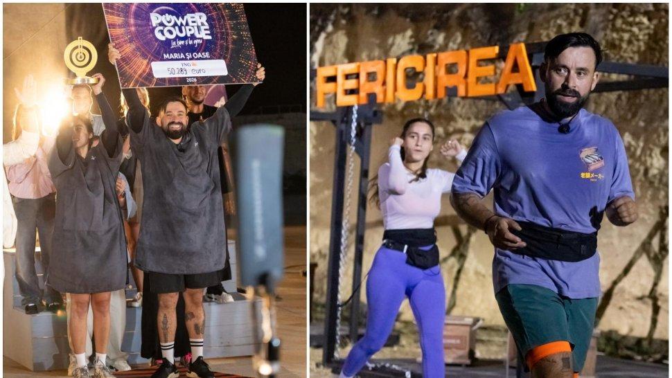 Mesajul transmis Oase și Maria Pitică după ce au c&acirc;știgat finala Power Couple Rom&acirc;nia sezonul 3. Ce au zis