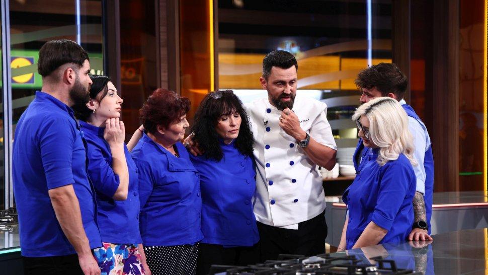 Chefi la cuțite, lider de audiență. Schimbări &icirc;n trei echipe, ieri, după duelul amuletelor dintre Chef Richard și Chef Orlando