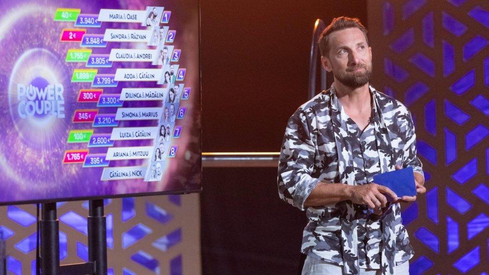 O probă de cuplu la &icirc;nălțime și o eliminare surprinzătoare, &icirc;n această seară, la Power Couple! Ediția de ieri, lider de audiență