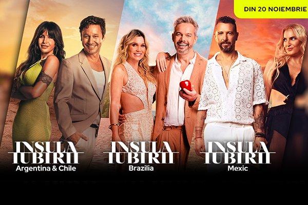 3 Insule noi, din 20 noiembrie în AntenaPLAY! Povești pline de pasiune, trăiri intense și destinații fierbinți. Nu rata show-urile fenomen!