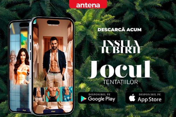 Insula Iubirii &ndash; Jocul Tentațiilor. Decarcă gratuit și trăiește show-ul fenomen pe telefonul tău.