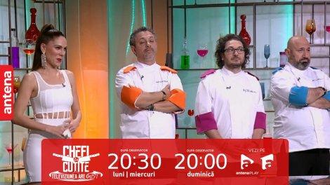 Chefi la cuțite | Sezonul 12, 4 octombrie 2023. Chefii au avut parte de o surpriză de proporții la jurizare. Ce concurent a luat cel mai mare punctaj