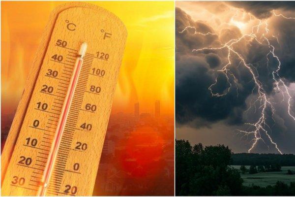 Weekend cu 6 avertizări meteo de cod galben. Pentru ce zone au anunțat meteorologii caniculă, vijelii, grindină și rafale