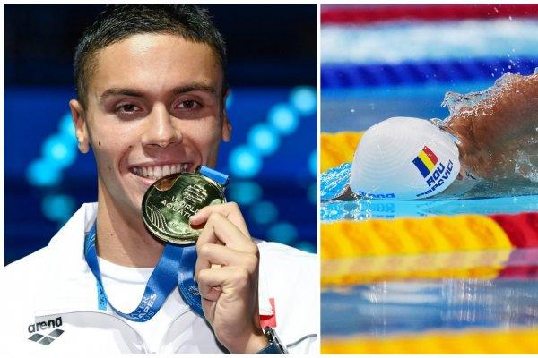 David Popovici a obținut medalia de aur în proba de 100 m liber la Campionatul Mondial de la Singapore. Ce performanță a reușit