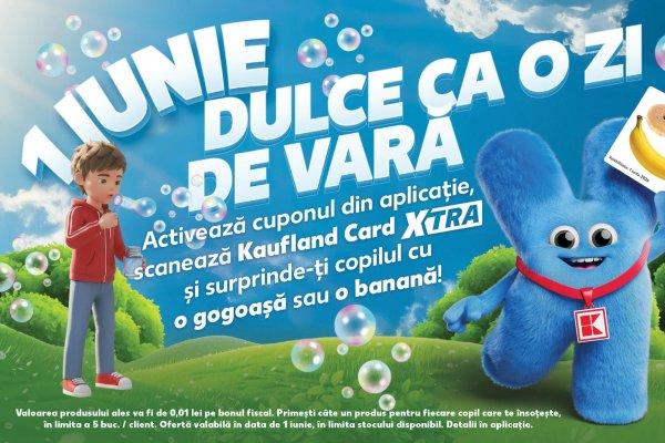 (P) Kaufland celebrează Ziua Copilului cu surprize dulci la doar 1 ban prin Kaufland Card XTRA