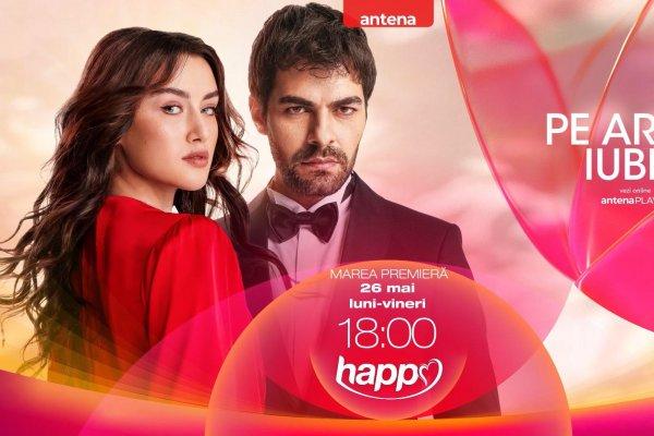 Pe aripile iubirii, o nouă producție turcească plină de emoție și suspans, se vede la Happy Channel, din 26 mai, de la ora 18:00