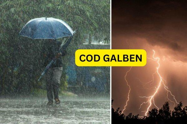 Cod galben de furtuni puternice în țară! Ce județe sunt afectate și cât timp e valabilă avertizarea meteo
